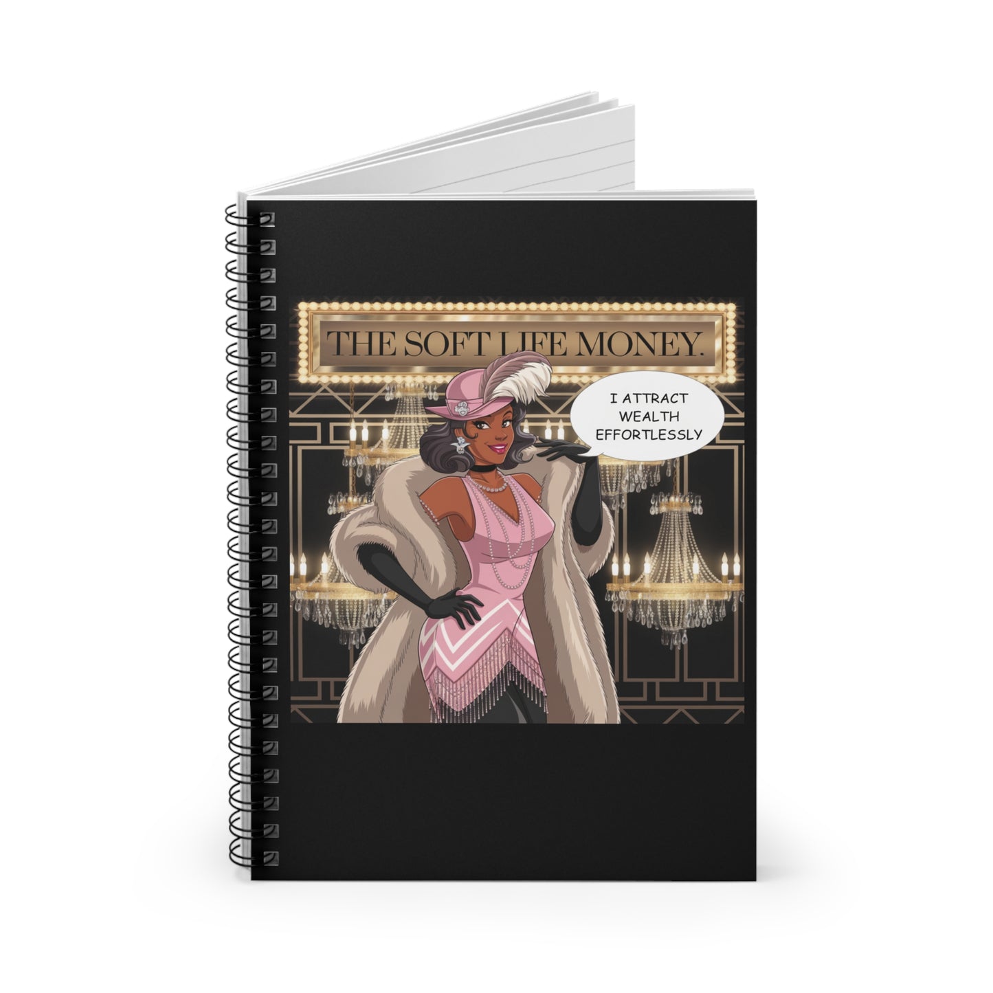 "I Attract Wealth Effortlessly" Journal