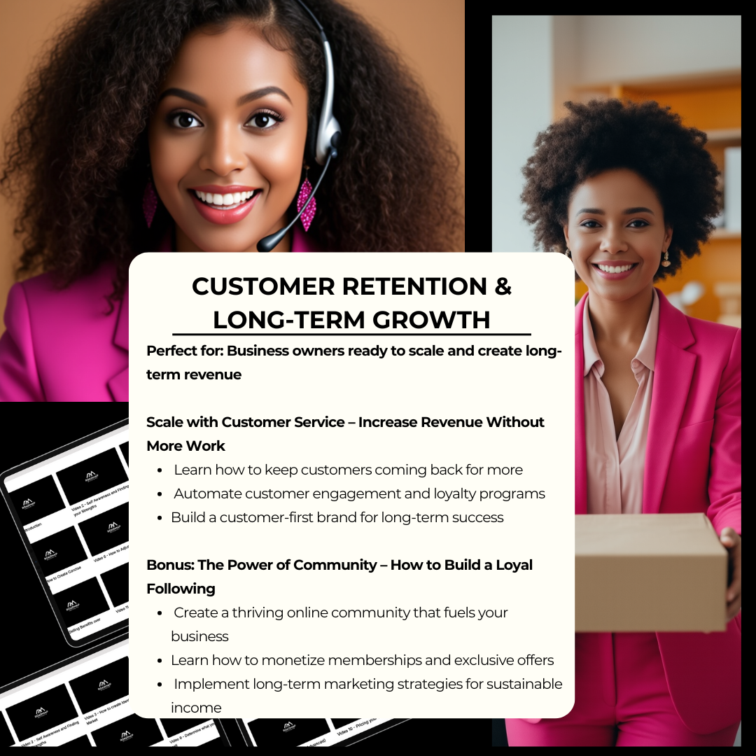 Customer service expert and business owner focusing on long-term growth and retention strategies.