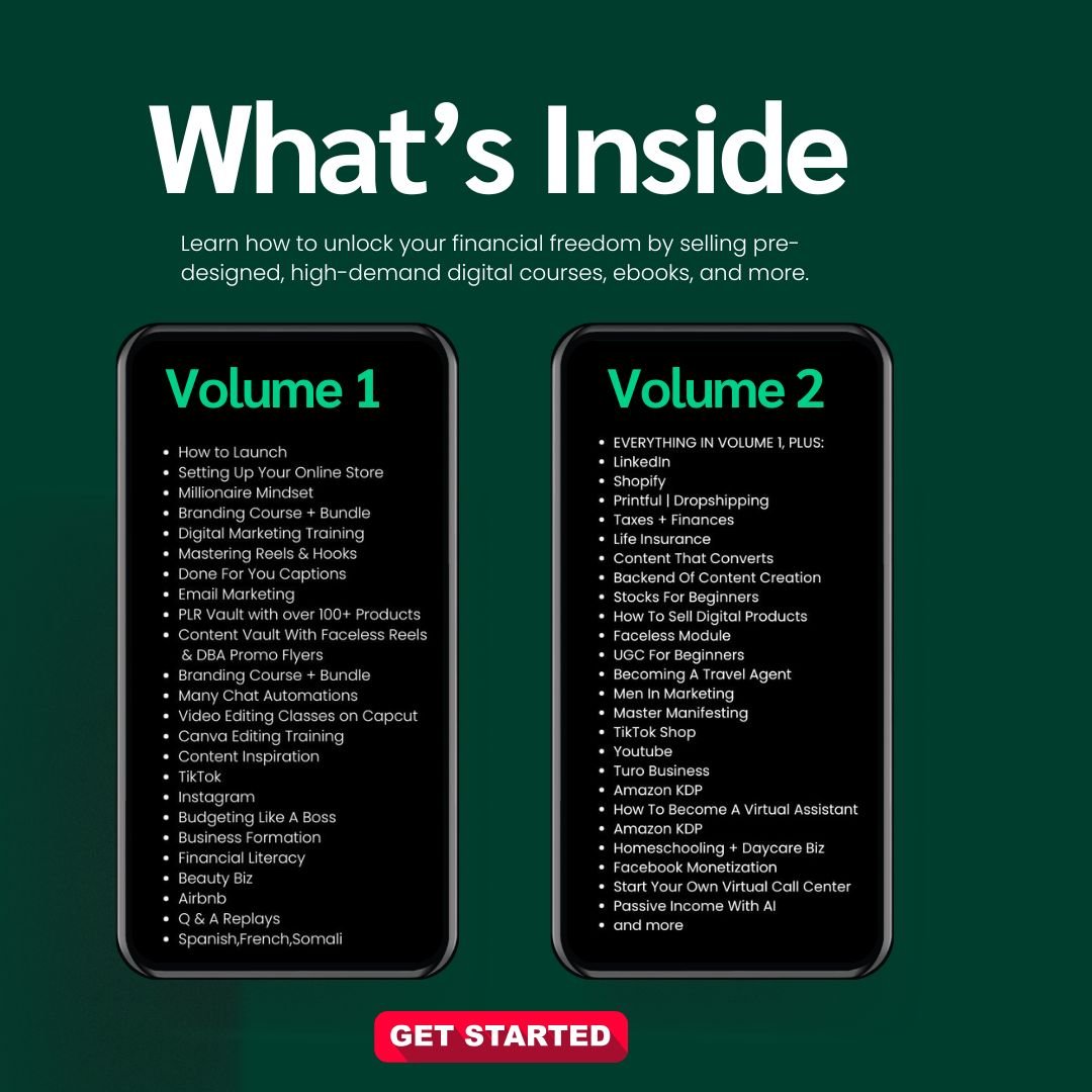 Digital Boss Academy: Volumes 1 & 2 - The Soft Life Money