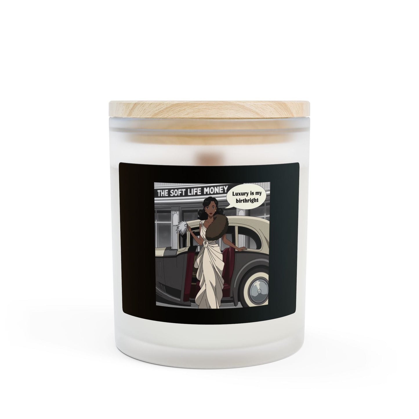 “Luxury Is My Birthright” Vintage Glam Candle NEW - The Soft Life Money
