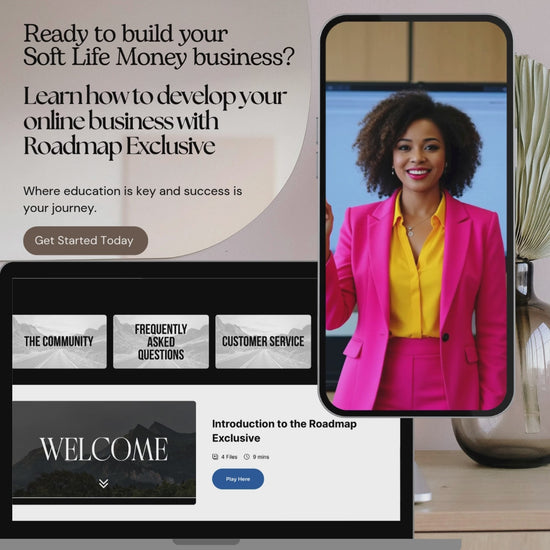 Promotional video showcasing the roadmap to building a profitable online business, highlighting key strategies for growth, marketing, and automation
