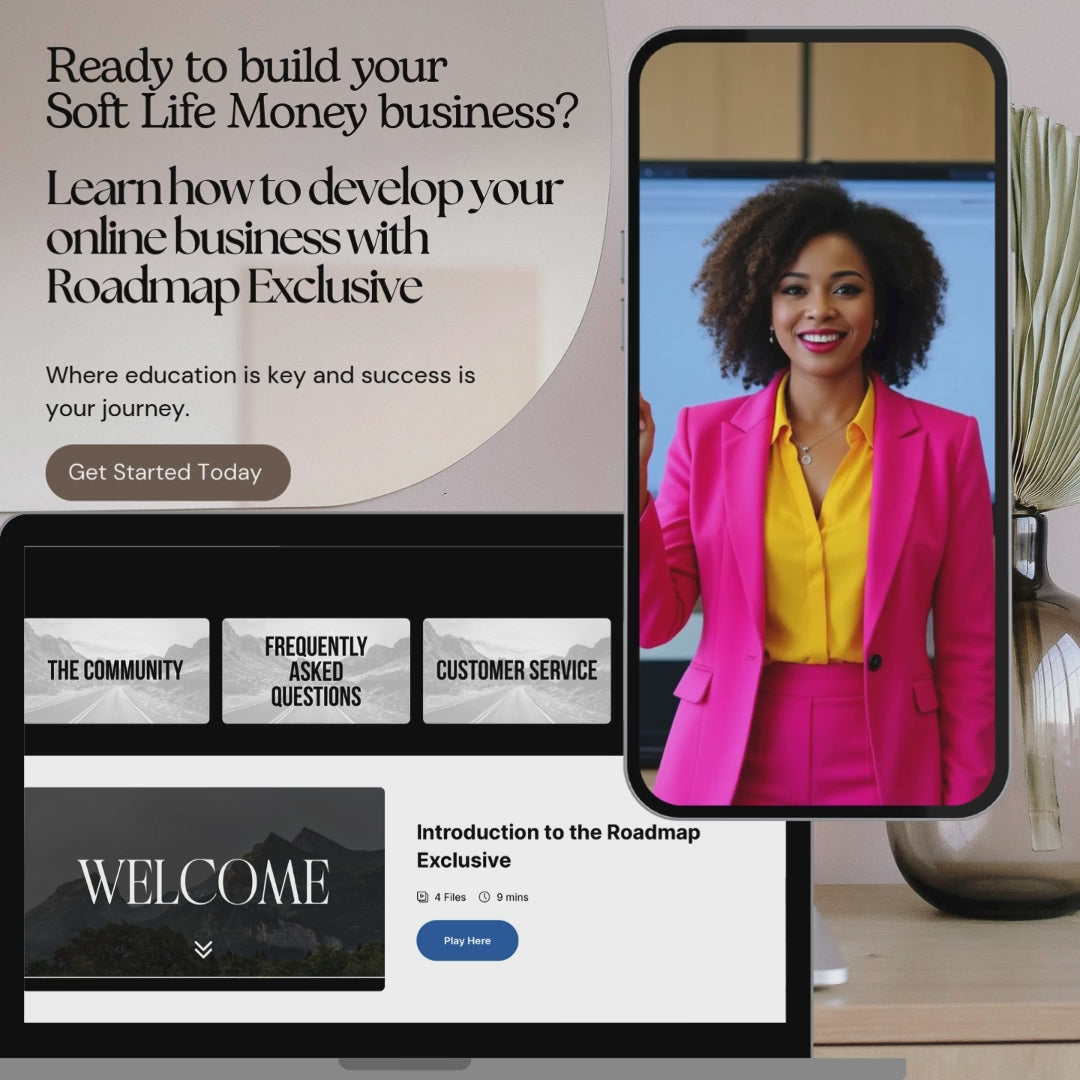 Promotional video showcasing the roadmap to building a profitable online business, highlighting key strategies for growth, marketing, and automation